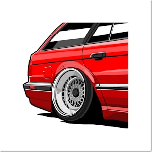 BMW E30 wagon Posters and Art